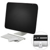 For 21 inch Apple iMac Portable Dustproof Cover Desktop Apple Computer LCD Monitor Cover with Storage Bag, Size: 54.5x38.1cm(Black)