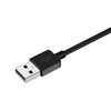 For Ticwatch E & S 1m Universal Smart Watch Magnetic Ccharging Cable(Black)