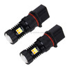 2 PCS Super Bright P13W DC 12V 5W 350LM Auto Car Fog Light with 16 SMD-3030 LED Bulbs Lamp, White + Yellow Light