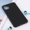 Solid Color TPU Shockproof Case for iPhone 11(Black)