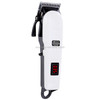 Precise Steel Cutting Head Liquid Crystal Charging Wireless Electric Hair Clipper, EU Plug