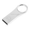 eekoo 64GB USB 2.0 Waterproof Shockproof Metal Ring Shape U Disk Flash Memory Card (Silver)