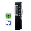 8GB Digital Voice Recorder Dictaphone MP3 Player, Support Telephone recording, VOX function, Power supply: 2 x AAA battery(Black)