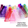 100 PCS Organza Gift Bags Jewelry Packaging Bag Wedding Party Decoration, Size: 7x9cm(D5 Silver Rrey)