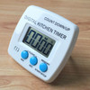 Kitchen Timer Digital Electronic Loud Alarm Magnetic Backing With Holder for Cooking Baking Sports Games Office(Blue)