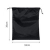 10PCS Portable Nylon Waterproof Travel Storage Bag Drawstring Beam Pocket Clothing Storage Bag, Size:34cmx39cm(Coffee)