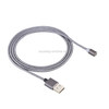 1.05m 8 Pin + Micro USB + USB-C / Type-C to USB Weave Data Sync Charging Cable with LED Indicator, For iPhone, iPad, Galaxy, Sony, Huawei, Xiaomi, LG, HTC, Lenovo and Other Smartphones