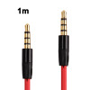 Original 3.5mm jack Earphone Cable for iPhone/ iPad/ iPod/ MP3, Length: 1m(Red)