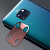 3 PCS 10D Full Coverage Mobile Phone Metal Rear Camera Lens Protection Ring Cover for Huawei Mate 20(Rose Gold)