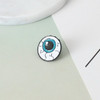 10 PCS Cartoon Human Organs Series Alloy Oil-Dripping Brooch(Eye)