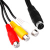 4-pin S-Video TV to RCA Converter AV female Cable Adapter, Length: 20cm
