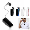 K39 Wireless Bluetooth Headset CSR DSP chip In-Ear Vibrating Alert Wear Clip Hands Free Earphone (Blue)