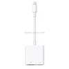 11cm 8 Pin Male to USB & 8 Pin Data Charging Cable Camera Reader Adapter, For iPhone / iPad / iPod Touch, Support System From IOS 9.2 to IOS 11