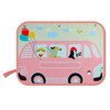 Pink Bus Pattern Car Large Rear Window Sunscreen Insulation Window Sunshade Cover, Size: 70*50cm