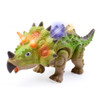 Simulation Luminous Sound Electric Universal Dinosaur Model Toy Boy Gift(Triceratops(Rondom Colors))