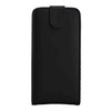 For Microsoft Lumia 850 Plain Texture Vertical Flip Leather Case Waist Bag with Magnetic Buckle(Black)