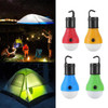 3 LEDs Mini Portable Lantern Tent Light LED Emergency Torch Camping Hanging Hook Flashlight, Package:Card(Orange)