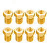 8 PCS Bugatti 3D Printer Accessories E3D-V5 V6 Nozzle M6 Thread Consumables Hot Nozzle, Size:1.75/0.3mm