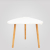 Modern Wooden Tables Desks Set Bedrooms Living Table Bedroom Bedside Table Home Furniture, Size:45x29.5x40cm(White)