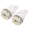 T10 6 LED Super White Vehicle Car Signal Light Bulb (Pair)(White)