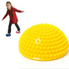 Hemisphere Balance Stepping Stones Durian Spiky Massage Ball Sensory Integration Indoor Outdoor Games Toys for Kids Children(Yellow)