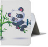 For 8 inch  Tablet PC Universal Colored Drawing Horizontal Flip PU Leather Case with Holder & Card Slot(Bamboo Panda)