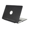 For Macbook Pro Retina 12 inch Silk Texture Apple Laptop United PU Protective Case(Black)