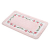 Non Slip Mat Rug Carpets  Living Room Bedroom Floor Mat Rug, Size: 40X60CM(Rectangle Pink)