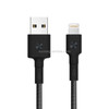 Original XIAOMI MFI Certificated Braided 1m ZMI 8 Pin to USB Data Cable Charge Cord, For iPhone 5/5s/5c, 6/6s/6 plus, 7/7 plus, and ipad Series