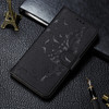 For Xiaomi Redmi 8    Litchi Texture Feather Embossing Horizontal Flip Leather Case with Holder & Card Slots & Wallet & Photo Frame & Lanyard(Black)