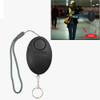 Self Defense Keychain Personal Alarm Emergency Siren Song Survival Whistle Device(Black)