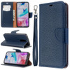 For Xiaomi Redmi  8 Litchi Texture Pure Color Horizontal Flip PU Leather Case with Holder & Card Slots & Wallet & Lanyard(Dark Blue)