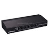 LINEPAUDIO B898 Six-way Stereo Loudspeaker / Amplifier Comparator Bidirectional Selective Switch Switcher (Black)