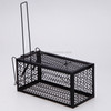 Door Humane Animal Live Cage, Rat, Mice, Mouse and More Small Rodents Irony Black Trap Cage