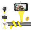 Lazy Mobile Phone Selfie Stick Tripod Creative Camera Bracket Desktop Bedside Multifunctional Phone Clip(Yellow)