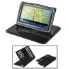 Universal GPS Holder Bracket Cradle Anti-Slip Mat (For 4.3 / 5.0 inch GPS, iPhone 4 / 3GS / 3G, MP4)(Black)