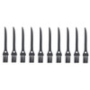 10 PCS JIAFA P8842 Flat Head Shrill Tail Cleaning Brush, Length: 8.5cm(Black)
