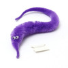 Novel Magic Worm Twisty Worm Plush Funny Magicians Worm with Tiny String, YX0188 (Random Color Delivery)