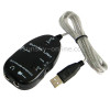 USB Interface Guitar Link Cable PC / MAC Recording(Black)