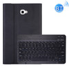 DY580 For Galaxy Tab A 10.1 T580 / T585  Detachable Plastic Bluetooth Keyboard Leather Case with Holder (Black)