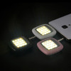 Universal Portable Selfie LED Ring Flash Light for Mobile Phone, Color:Black