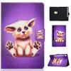 For Galaxy Tab S6 T860 / T865 Colored Drawing Horizontal Flip Leather Case with Holder & Card Slots & Sleep / Wake-up Function(Golden Fox)