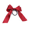 3 PCS Ribbon Bows Elastic Hair Band Scrunchies Ponytail Holder Headbands Hair Accessories(Red)