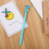 5 PCS Creative Stationery Dinosaur Silicone Head Neutral Pen(Blue)