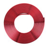 2m High Quality Car Headlight External Frame Decorative Strip Car Wheel Hub Trim Mouldings Shining Decoration Strip Automobile Network Decorative Strip(Red)