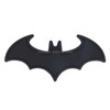 Bat Shape Shining Metal Car Free Sticker(Black)