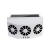 Solar Car Radiator Energy Saving Environmental Protection Detoxification Deodorization Radiator(White)