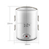 Yoice 220V Multi-function Electric Lunch Box Three-layer Stainless Steel Inner Rice Cooker, CN Plug(White)