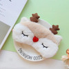 2 PCS Plush Animal Blindfold Cartoon Eyepatch(Winking Deer)