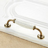 5 PCS 5030_128 Ceramic Crack Closet Cabinet Handle Pitch: 128mm